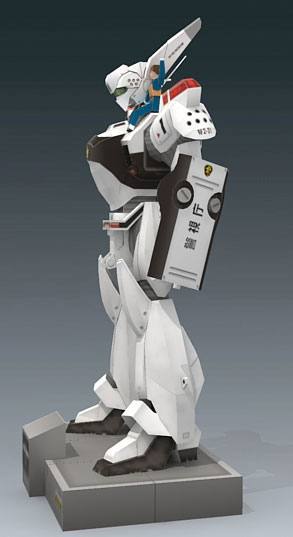 Робот Инграм 1 (Полиция будущего) paper model