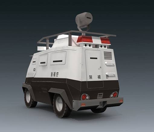 Специальный автомобиль Command Car Type 97 (Полиция будущего) paper model