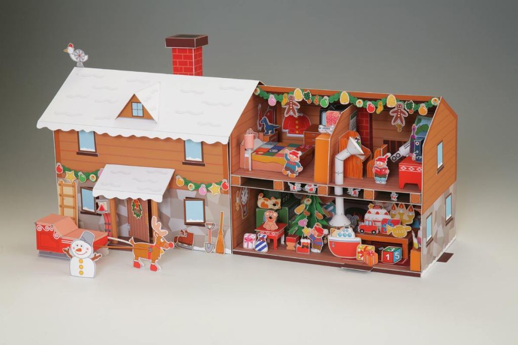 Дом Санта-Клауса paper model