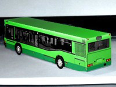 Автобус МАЗ-103 paper model