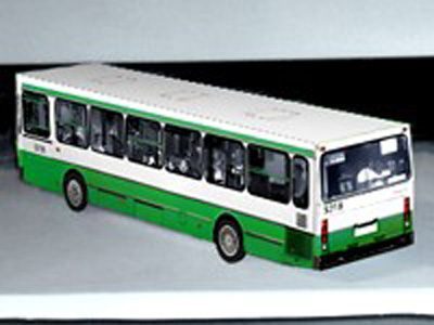Автобус ЛиАЗ-5256 paper model