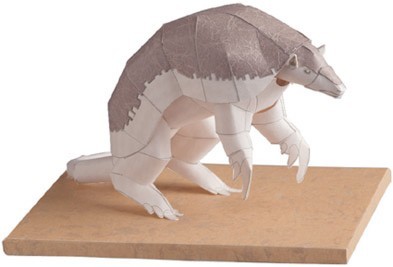 Гигантский броненосец paper model