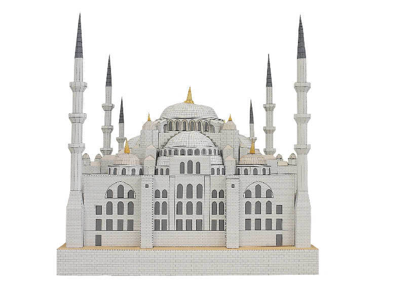Голубая мечеть, Турция paper model