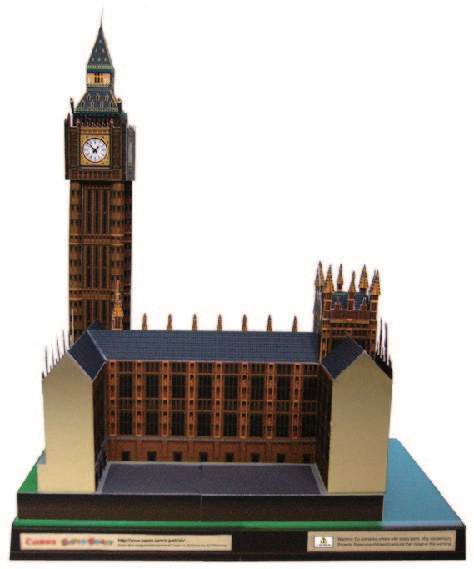 Биг Бен, Англия paper model