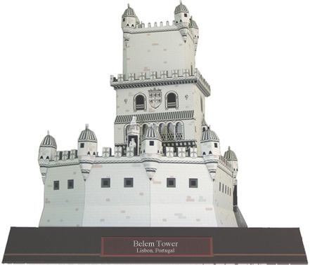 Башея Белен, Португалия paper model