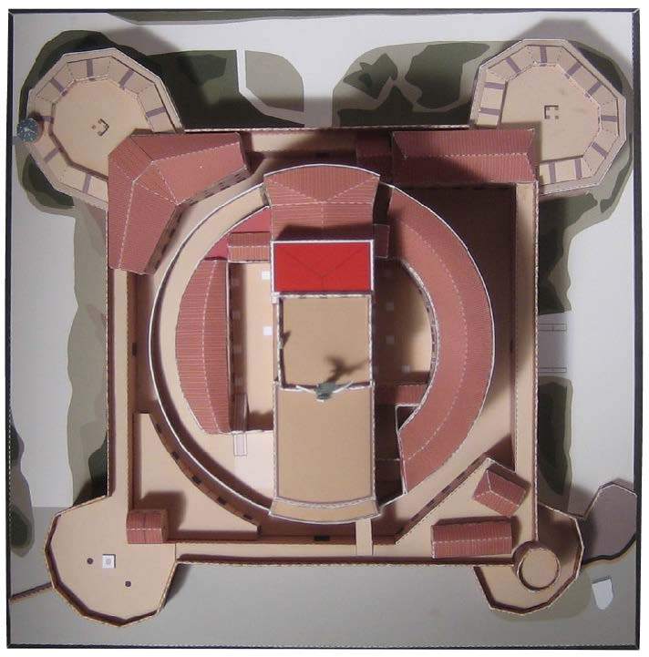 Замок Святого Ангела, Италия paper model