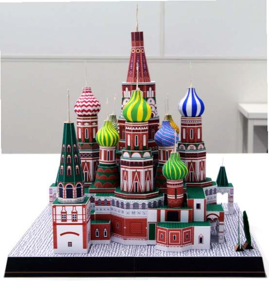 Собор Василия Блаженного, Россия paper model
