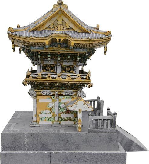 Храм Никко Тосё-гу, Япония paper model