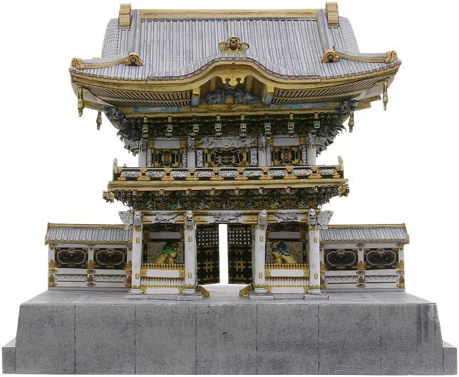 Храм Никко Тосё-гу, Япония paper model
