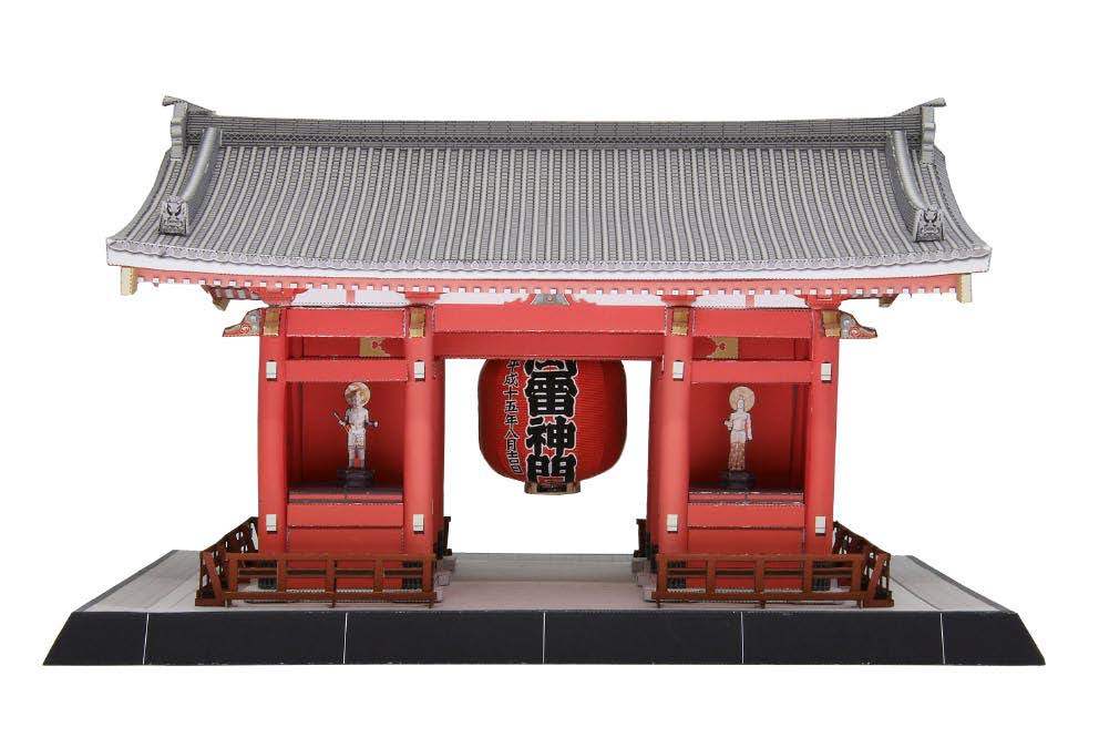 Врата Каминаримон храма Сэнсо-дзи, Япония paper model