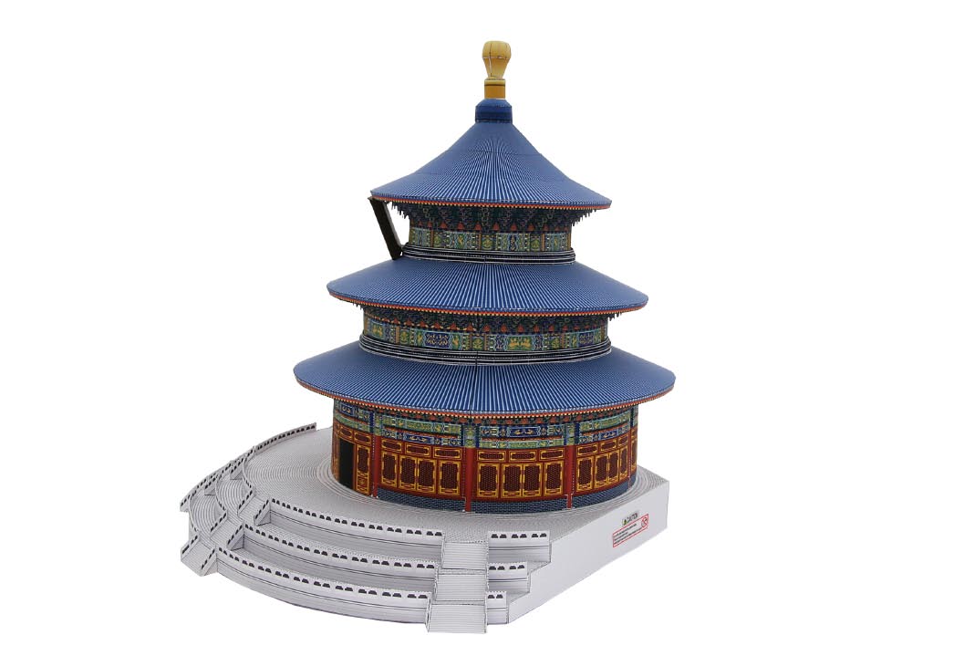 Храм Неба, Китай paper model