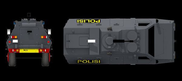 Бронетранспортер Barracuda 4x4 paper model