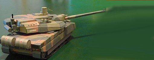 Танк Леклерк paper model