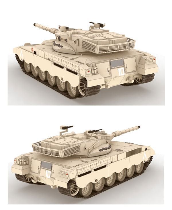 Танк Меркава Mk.2 paper model