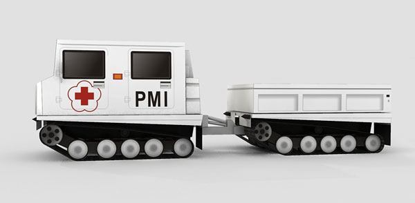 Вездеход Bv 206 Лось paper model