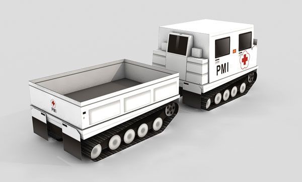 Вездеход Bv 206 Лось paper model