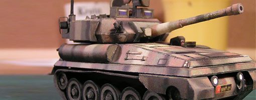 Танк Скорпион paper model