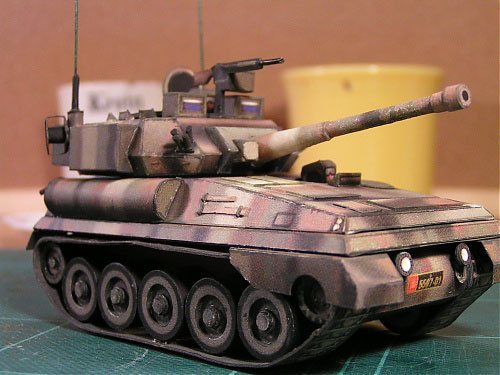 Танк Скорпион paper model