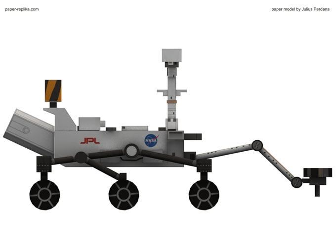 Марсоход Curiosity paper model