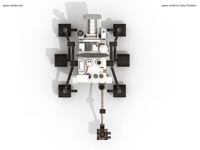 Марсоход Curiosity paper model