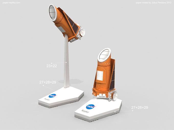 Телескоп Кеплер paper model
