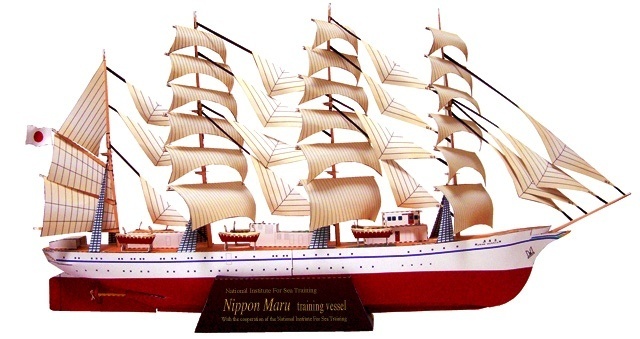 Барк Ниппон Мару / Nippon Maru paper model