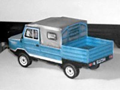 Автомобиль ЛуАЗ-13021-04 paper model