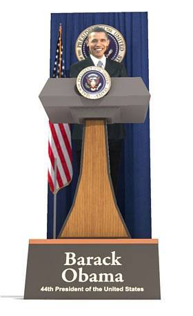 Барак Обама paper model