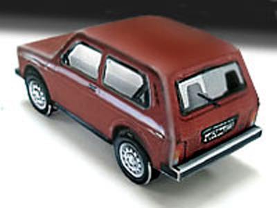 Автомобиль ВАЗ-2121 Нива paper model
