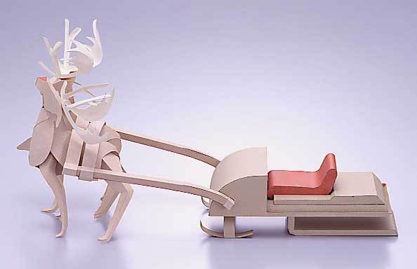 Сани Санта-Клауса [серия, часть 2/2] paper model