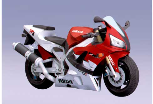 Мотоцикл Yamaha YZF-R1 [серия, часть 1/2]