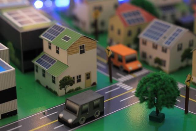 Здания для умного города paper model