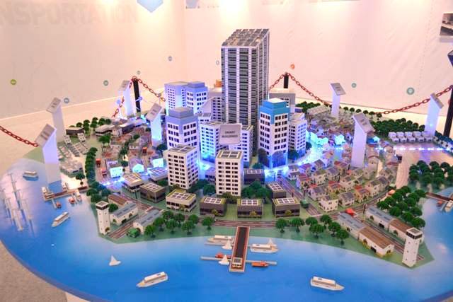 Здания для умного города paper model