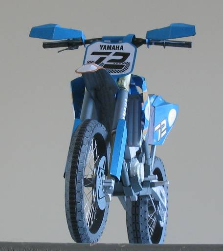Мотоцикл Yamaha YZ450FM paper model