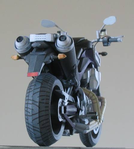 Мотоцикл Yamaha MT01 [серия, часть 1/5] paper model