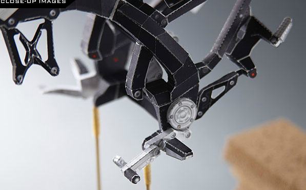 Мотоцикл Yamaha VMAX [серия, часть 2/5] paper model