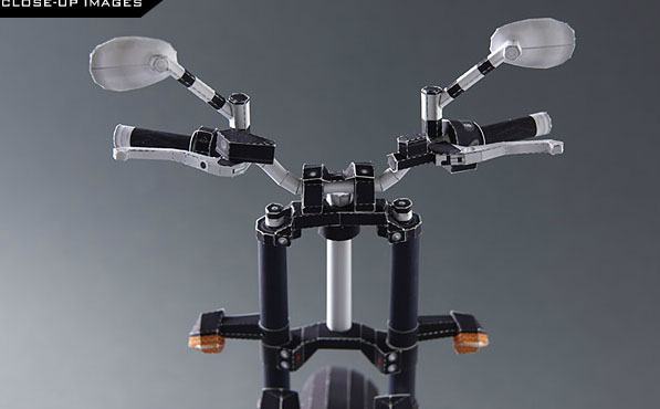 Мотоцикл Yamaha VMAX [серия, часть 3/5] paper model