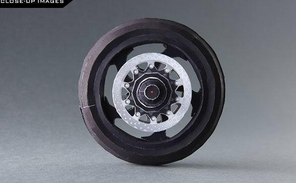 Мотоцикл Yamaha VMAX [серия, часть 5/5] paper model