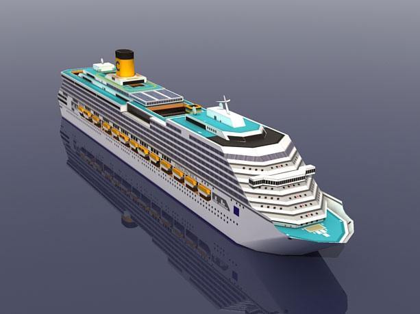 Лайнер Costa Pacifica paper model