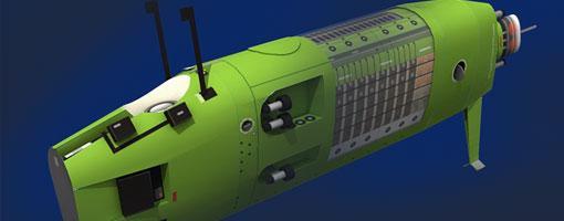 Батискаф Deepsea Challenger paper model