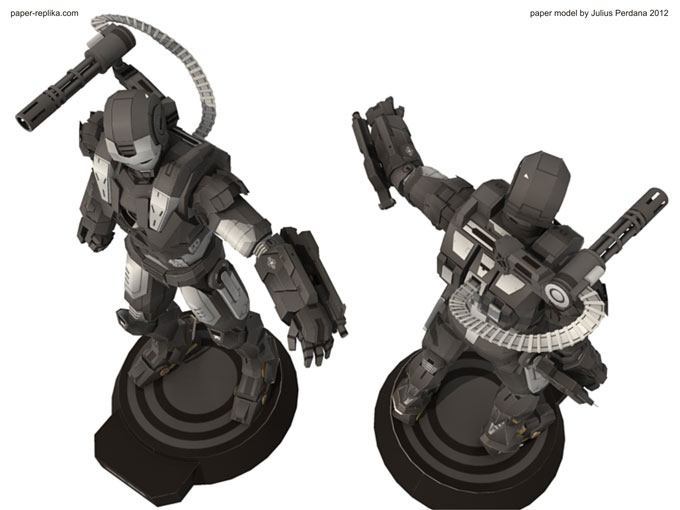 Воитель (Железный человек) paper model