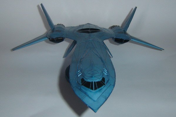 Самолет X-Jet (Люди Икс) paper model