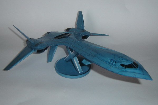 Самолет X-Jet (Люди Икс) paper model