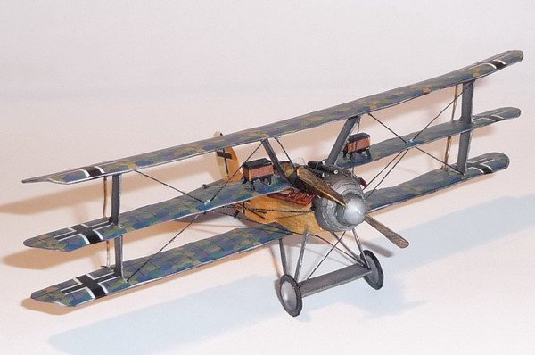 Истребитель Albatros D.II paper model