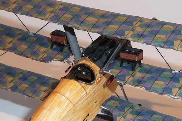 Истребитель Albatros D.II paper model