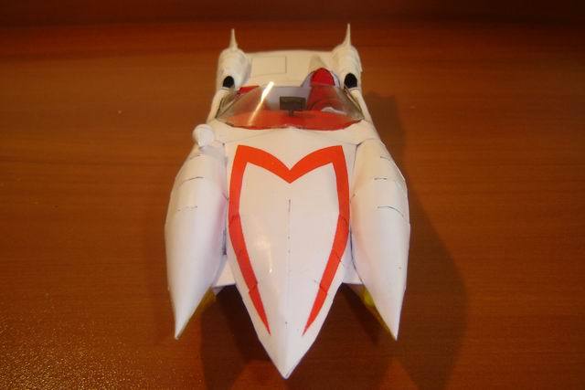 Автомобиль Мак 5 (Спиди Гонщик) paper model