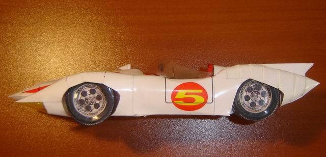 Автомобиль Мак 5 (Спиди Гонщик) paper model