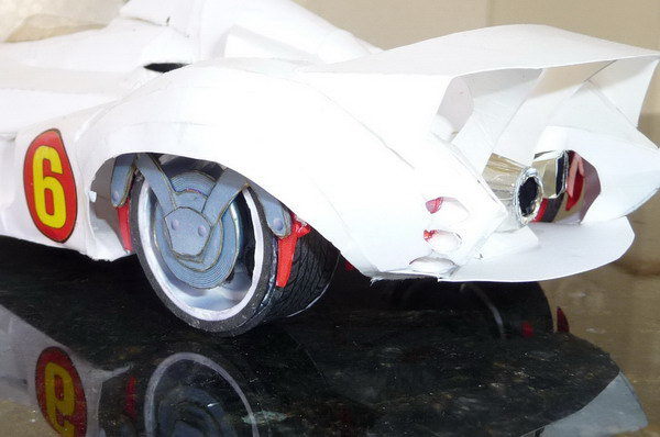 Автомобиль Мак 6 (Спиди Гонщик) paper model