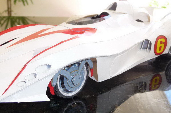 Автомобиль Мак 6 (Спиди Гонщик) paper model