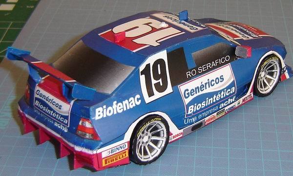 Автомобиль Volkswagen Bora 2007 (Stock Car Brasil) paper model